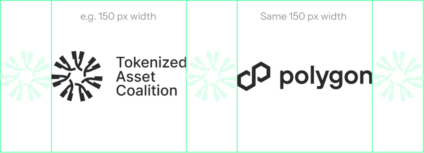Partner lockup spacing example